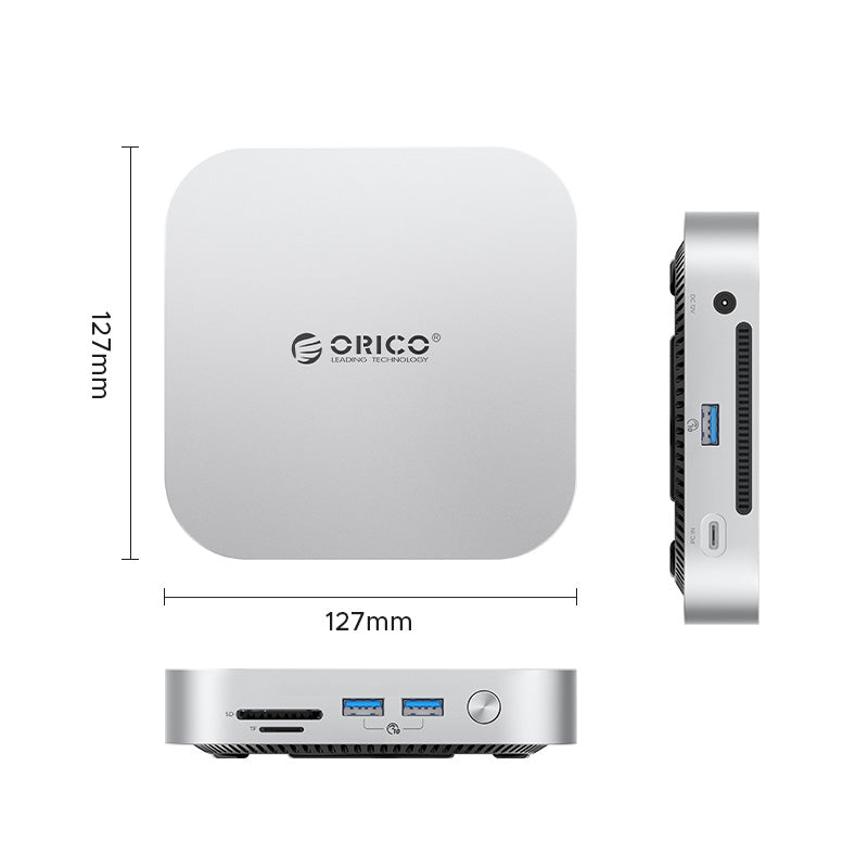 Orico MiniLink 7-in-1 Dock with M.2 SSD Enclosure for Mac mini