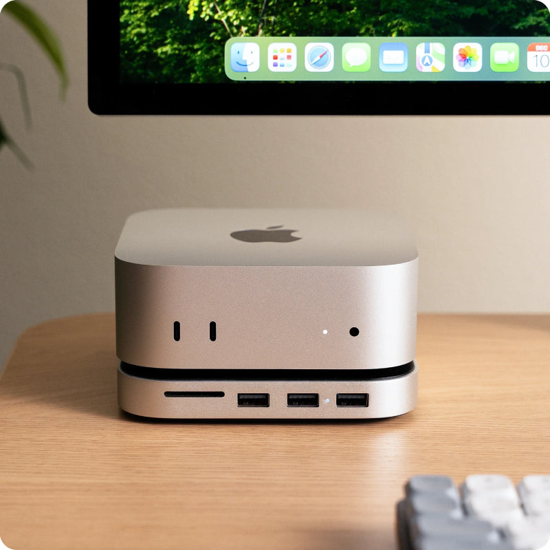 Satechi Mac Mini M6/M5 Pro/M4 Stand & Hub with SSD Enclosure