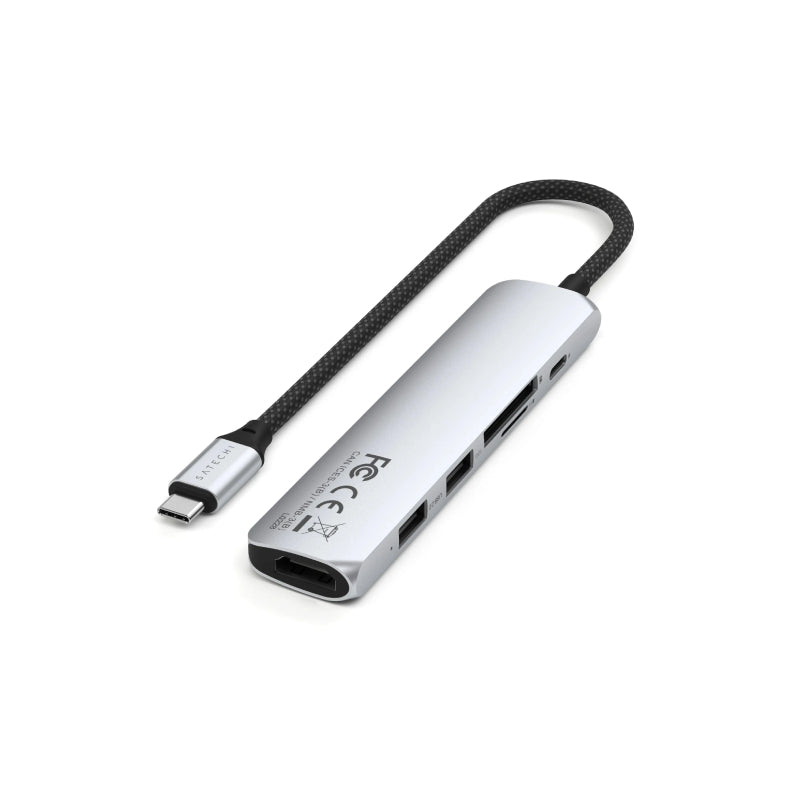 Satechi 6-in-1 USB-C Slim Multiport Adapter