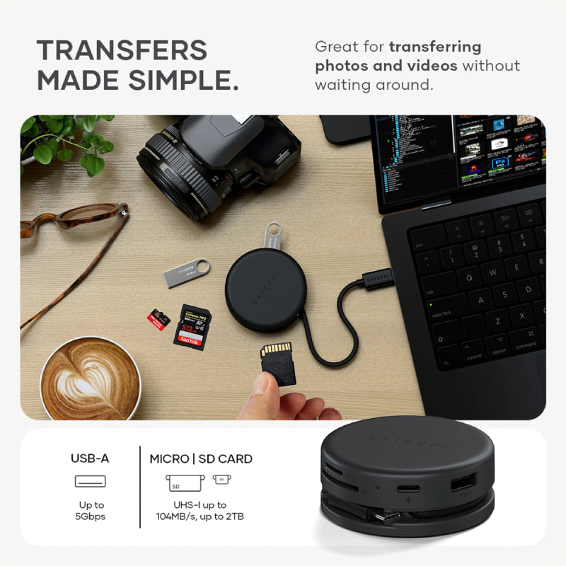 Satechi OntheGo 7-in-1 Multiport Adapter