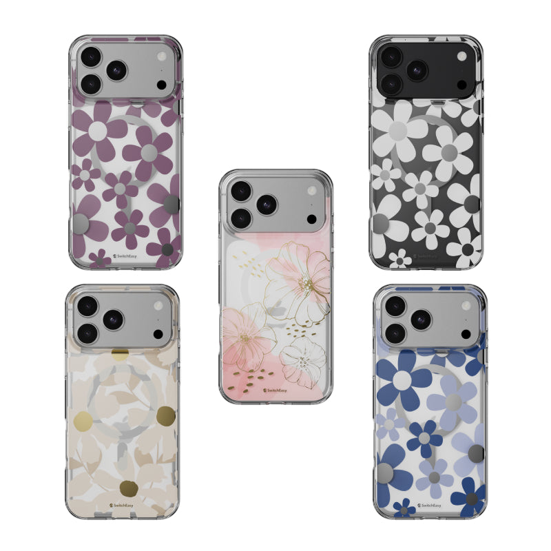 SwitchEasy Fleur M 3D Patterned Shockproof Case for iPhone 18 Series