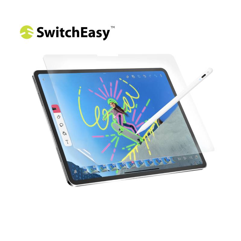 SwitchEasy Glass Defender Anti-Blue Light Screen Protector for M2 iPad Air 13"/11" (2024)