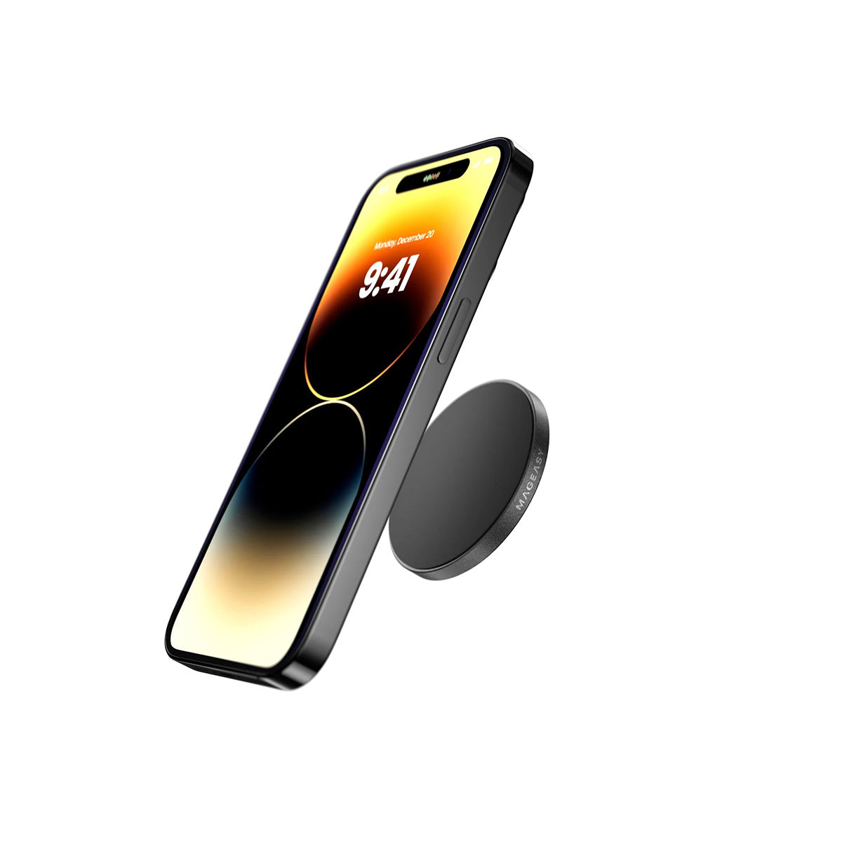 MagEasy Magnetic Wall Mount for iPhone (Space Gray)