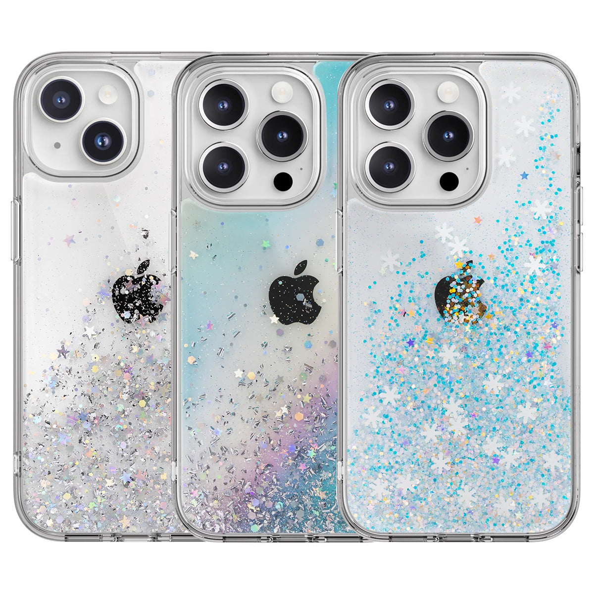 SwitchEasy StarField 3D Glitter Resin Case for iPhone 15 Series