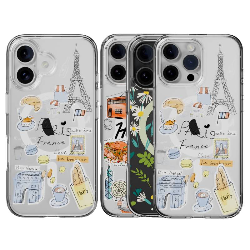 SwitchEasy Style M Pattern Shockproof Case for iPhone 16 Series