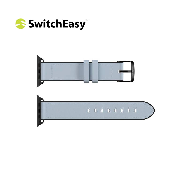 SwitchEasy Hybrid Silicone-Leather Apple Watch  Band (44/45/46/49mm)