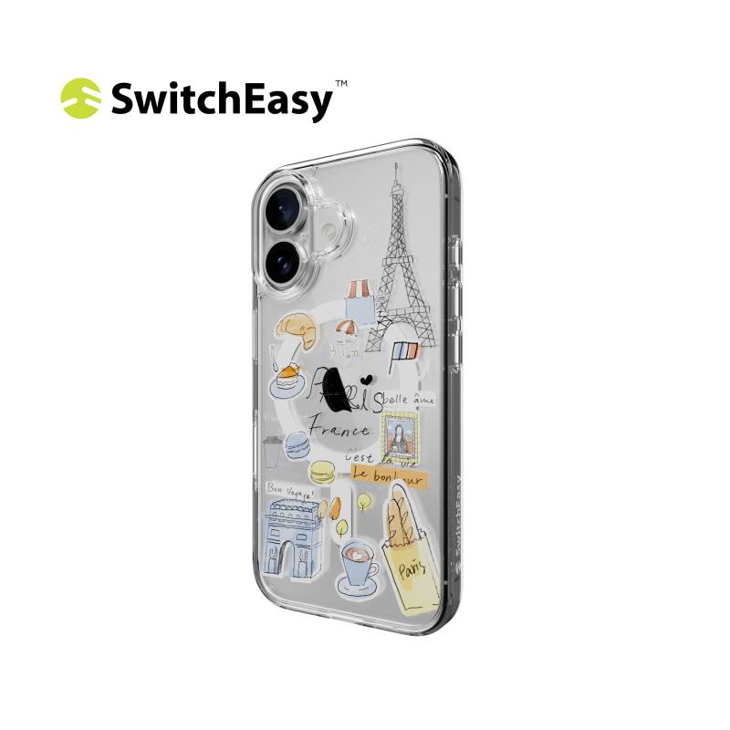 SwitchEasy Style M Pattern Shockproof Case for iPhone 16 Series