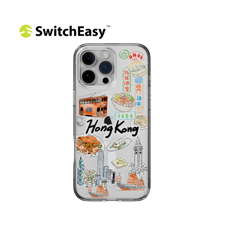SwitchEasy Style M Pattern Shockproof Case for iPhone 16 Series