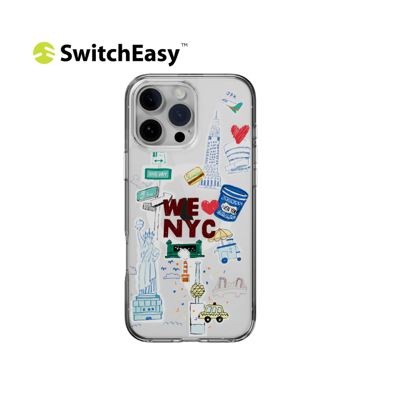 SwitchEasy Style M Pattern Shockproof Case for iPhone 16 Series