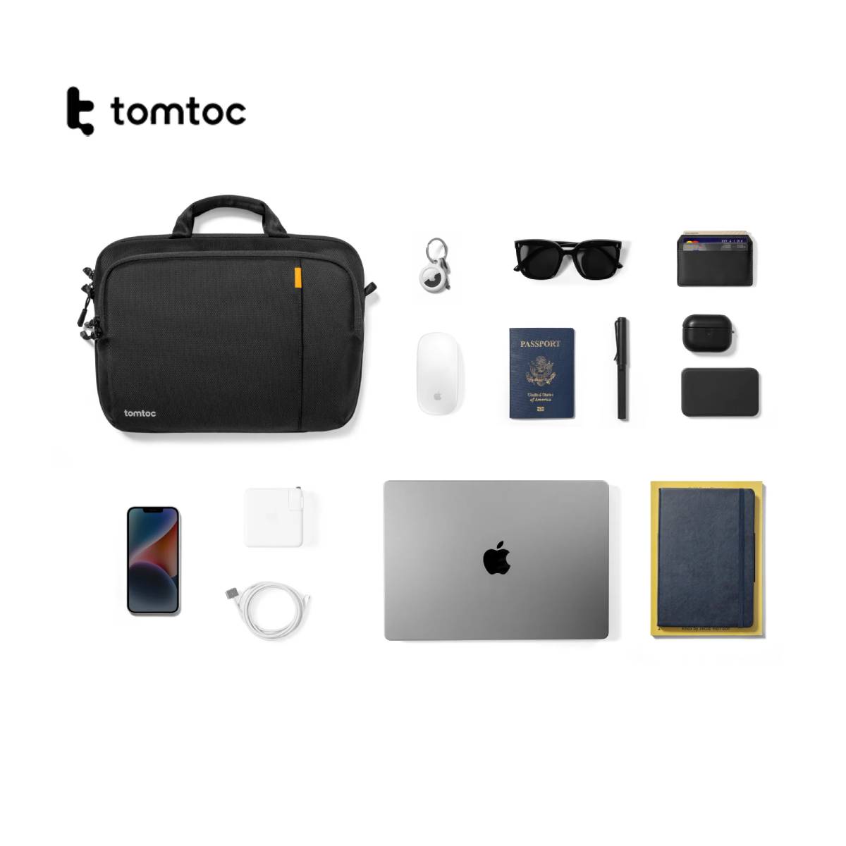 Tomtoc Defender-A30 Laptop Case with Shoulder Strap for MacBook Pro 14/16"