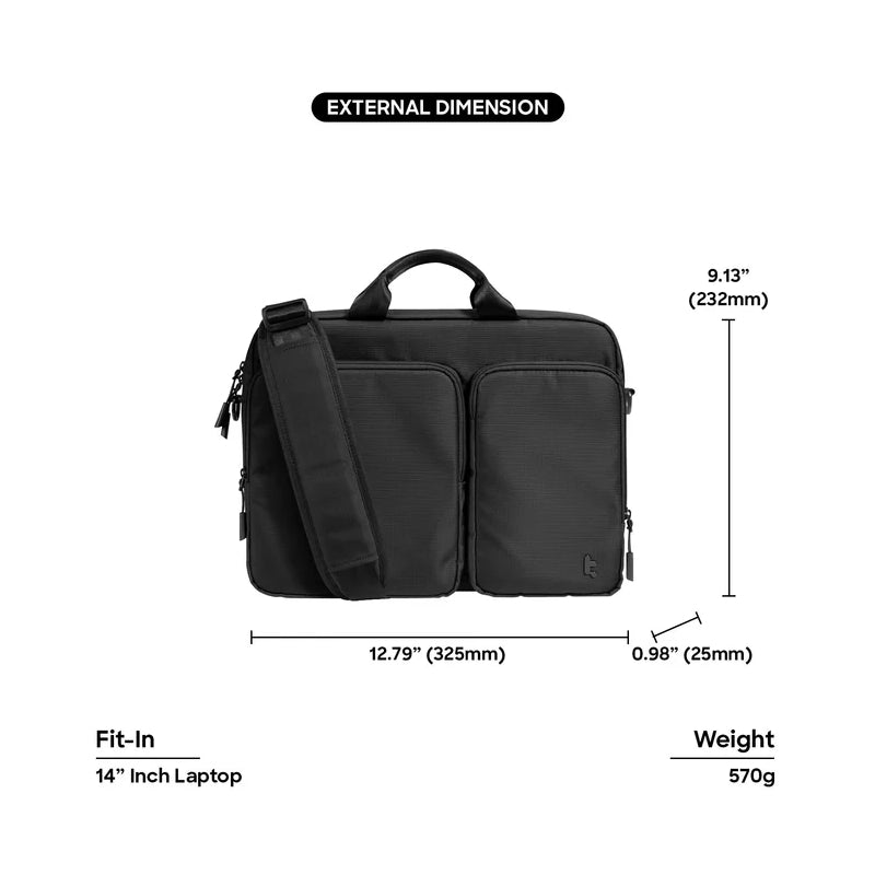 Tomtoc Navigator-A33 Laptop Shoulder Bag 14" to 16"