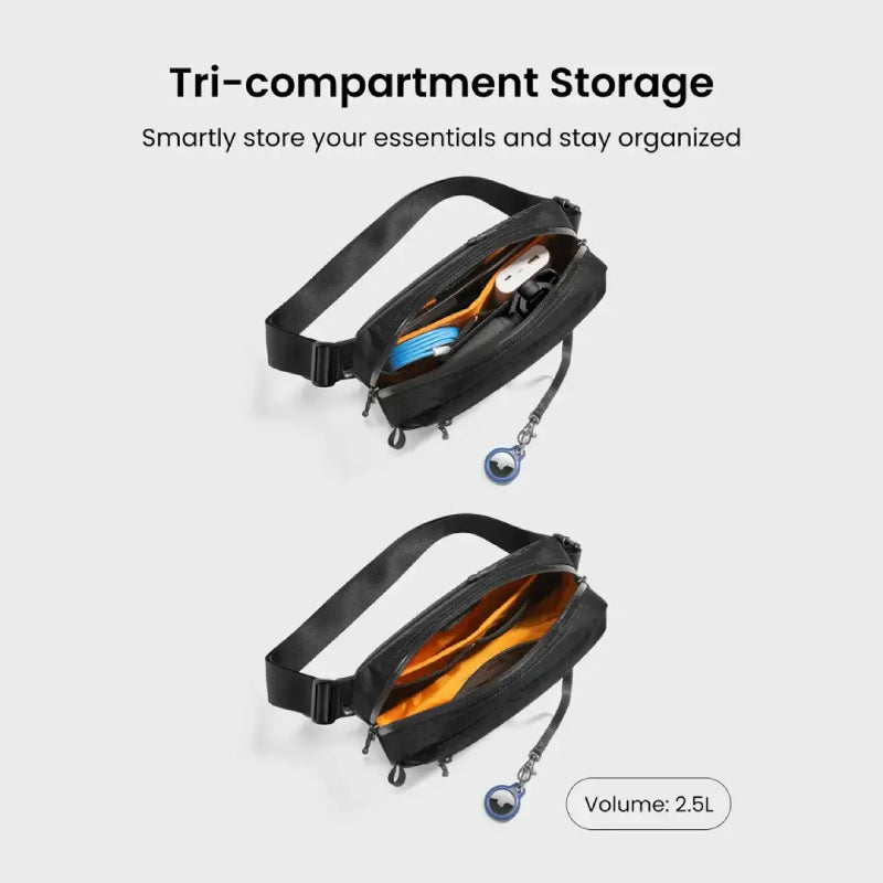 Tomtoc Aviator-T35 X-Pac Chest Bag (2.5L) - XtraSure | Apple Authorized Reseller in Myanmar