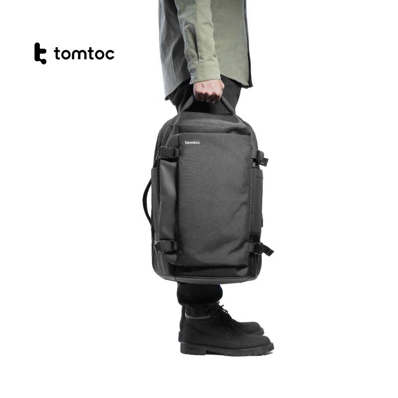 Tomtoc Navigator-A82 Travel Laptop Backpack 17″ (Black) - XtraSure | Apple Authorized Reseller in Myanmar