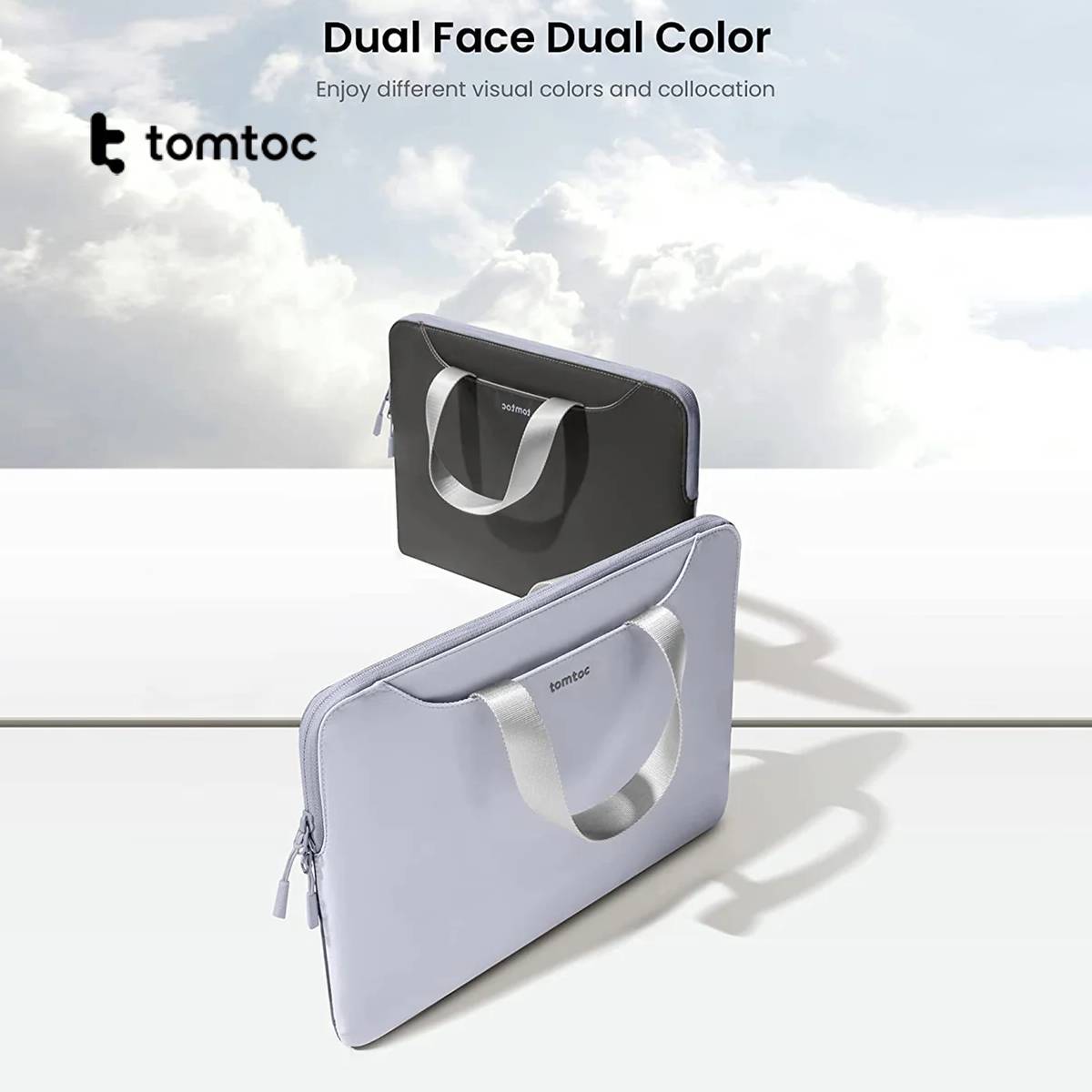 Tomtoc TheHer-A21 Dual-colorLaptop Handbag 13.5" - XtraSure | Apple Authorized Reseller in Myanmar