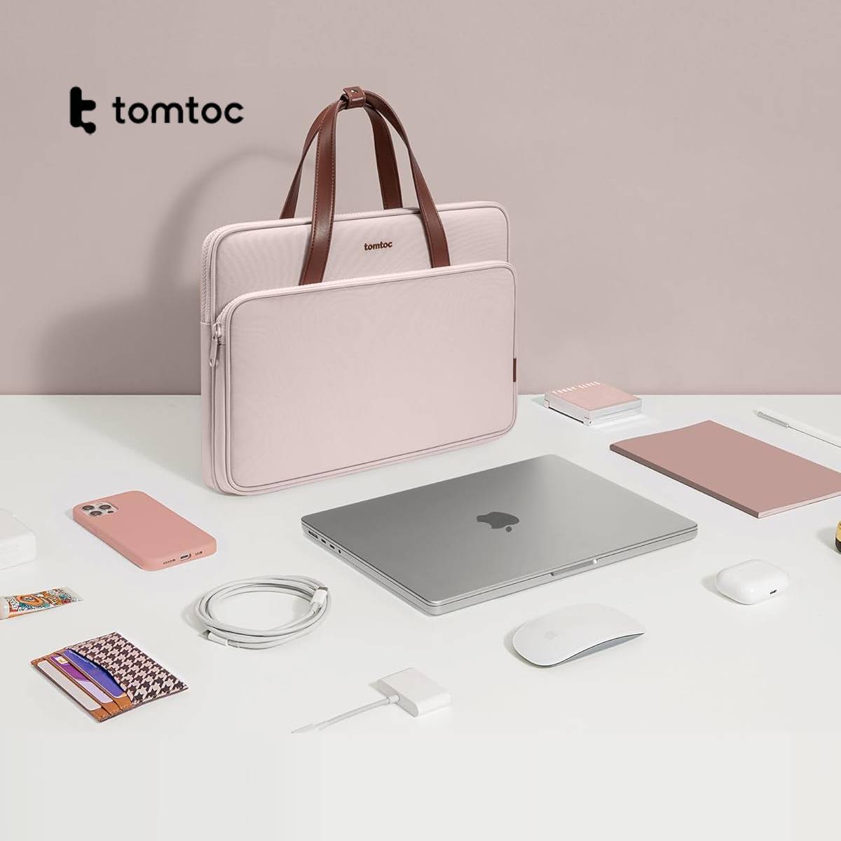 Tomtoc TheHer Laptop Shoulder Bag for MacBook Pro 12 to 14