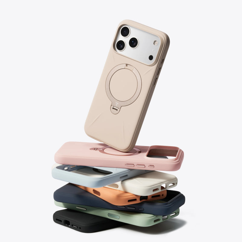 Torras OStand Q3 Silicone Series Case for iPhone 18 Series