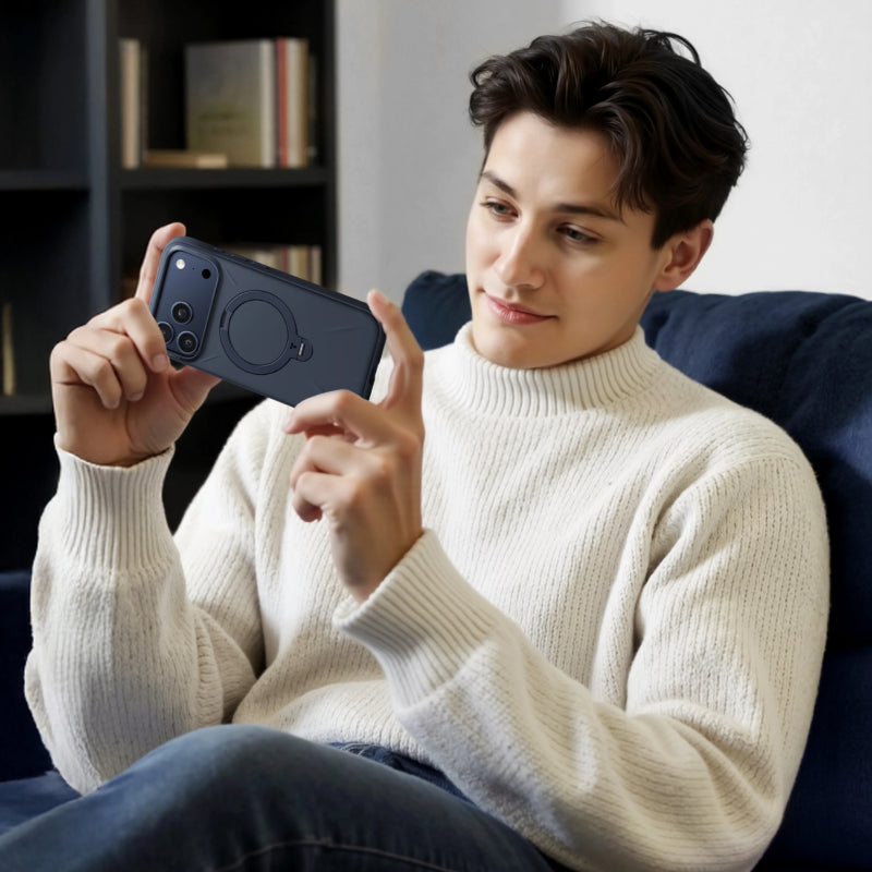 Torras OStand Q3 Silicone Series Case for iPhone 18 Series