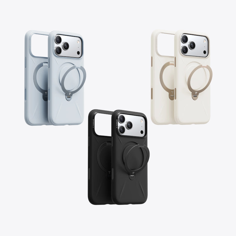 Torras OStand Q3 Silicone Series Case for iPhone 18 Series