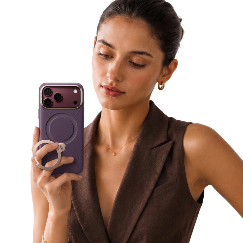 Torras Ostand Q3 VegSkin Series Case for iPhone 18 Series