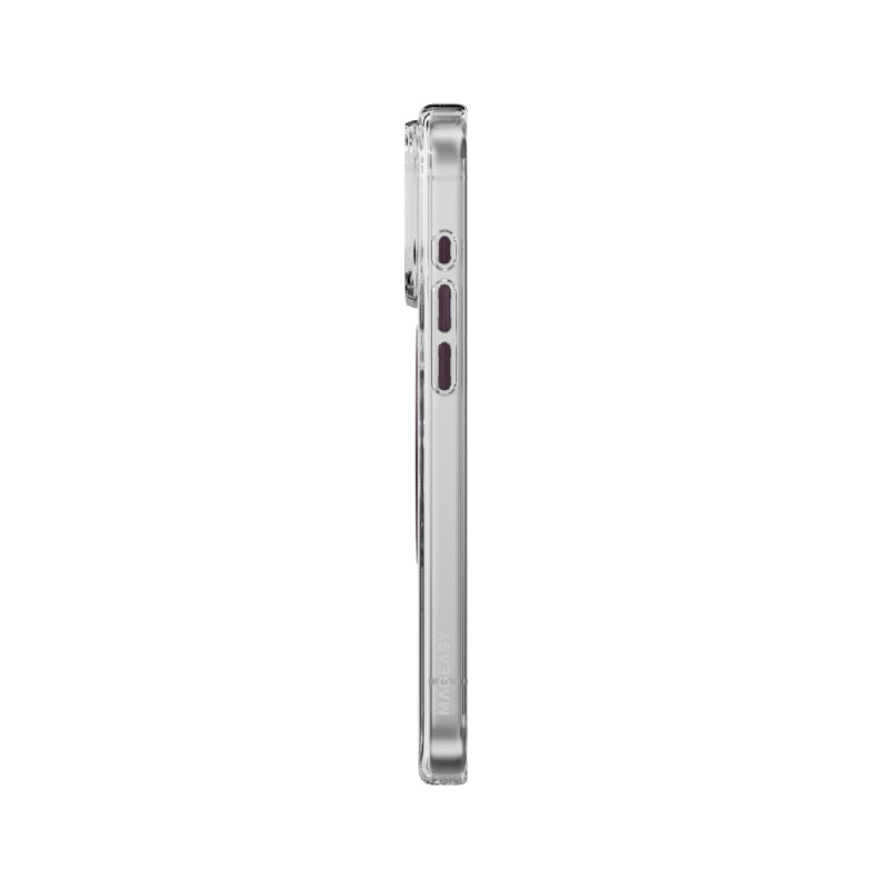 MagEasy Bright 360 M Never Yellowing Rotating Ring Protective Clear Case For iPhone 18 Series