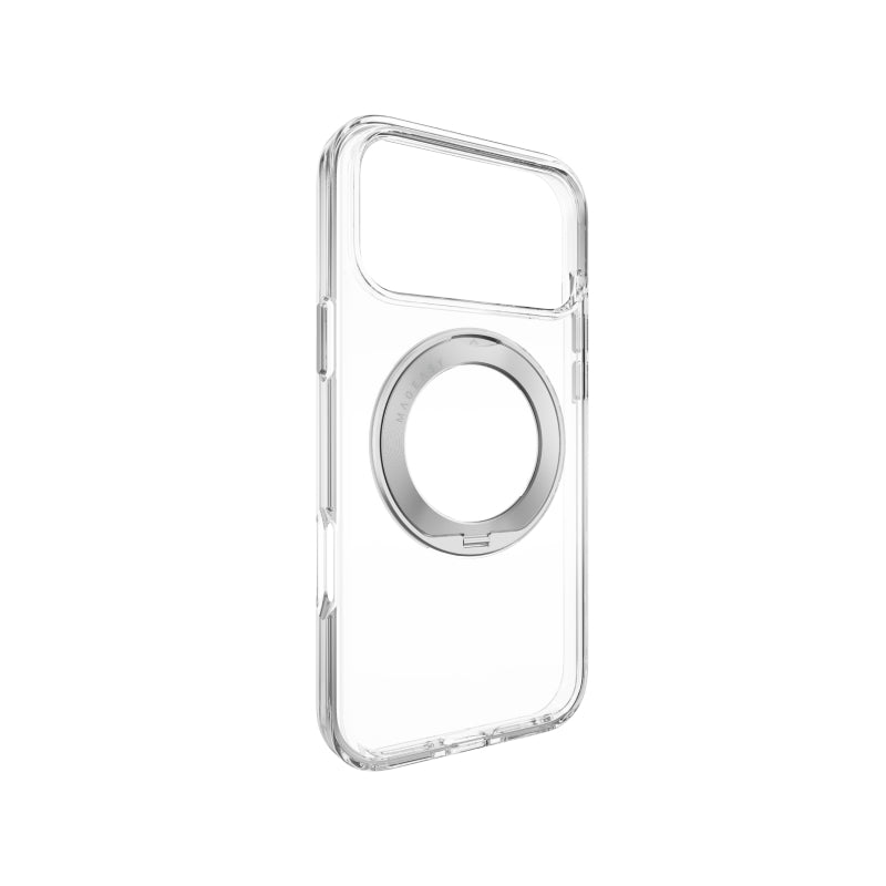 MagEasy Bright 360 M Never Yellowing Rotating Ring Protective Clear Case For iPhone 18 Series