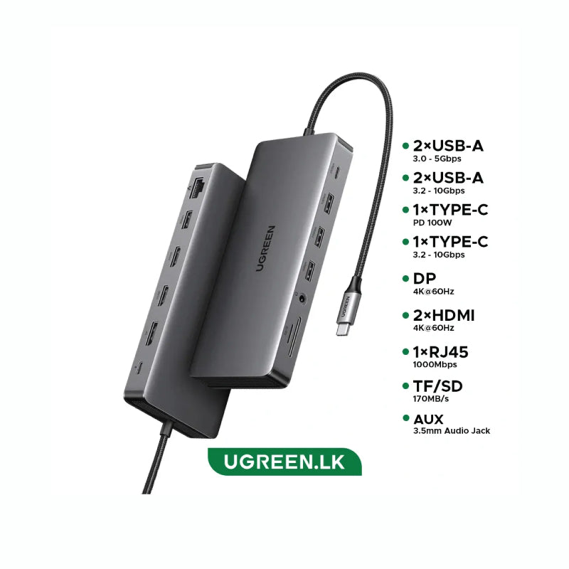 UGREEN USB-C Multiport Hub (CM681) 13 in 1