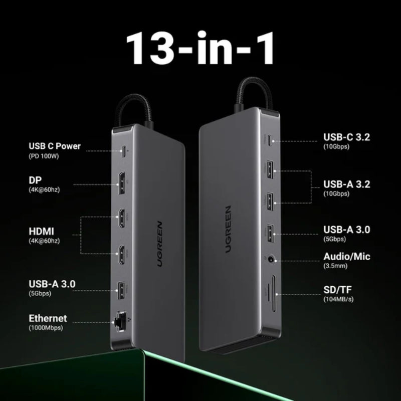 UGREEN USB-C Multiport Hub (CM681) 13 in 1