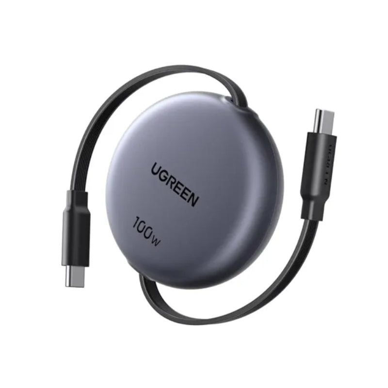 Ugreen 100W USB-C to USB-C Retractable Cable 1m (L531)