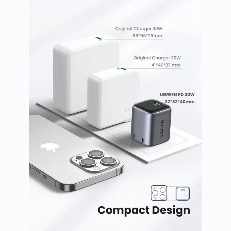 Ugreen 35W 2Pin GaN Fast Charger (X513)