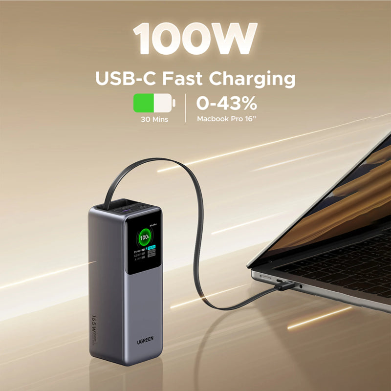 Ugreen 20000 mAh 165W Wireless PowerBank (PB728)