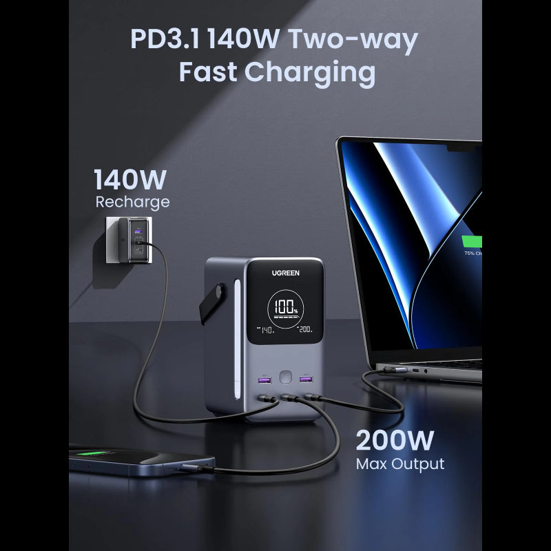 Ugreen 48000 mAh Wireless PowerBank (PB770)