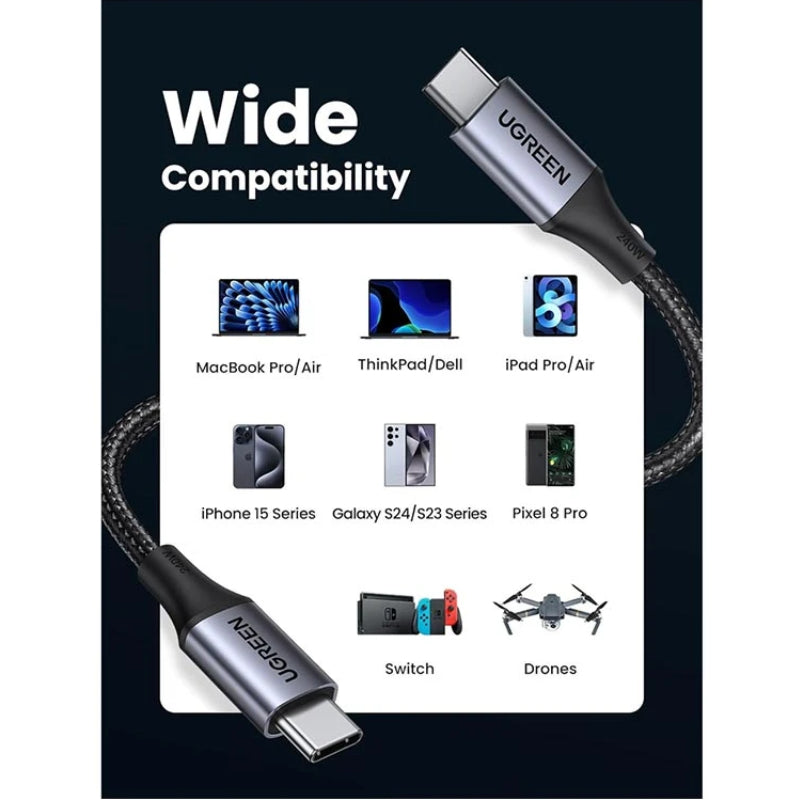 Ugreen USB-C to USB-C Charging Cable 1m (15311)