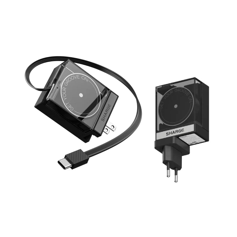 Sharge Retractable 65W Wall Charger (S4E)