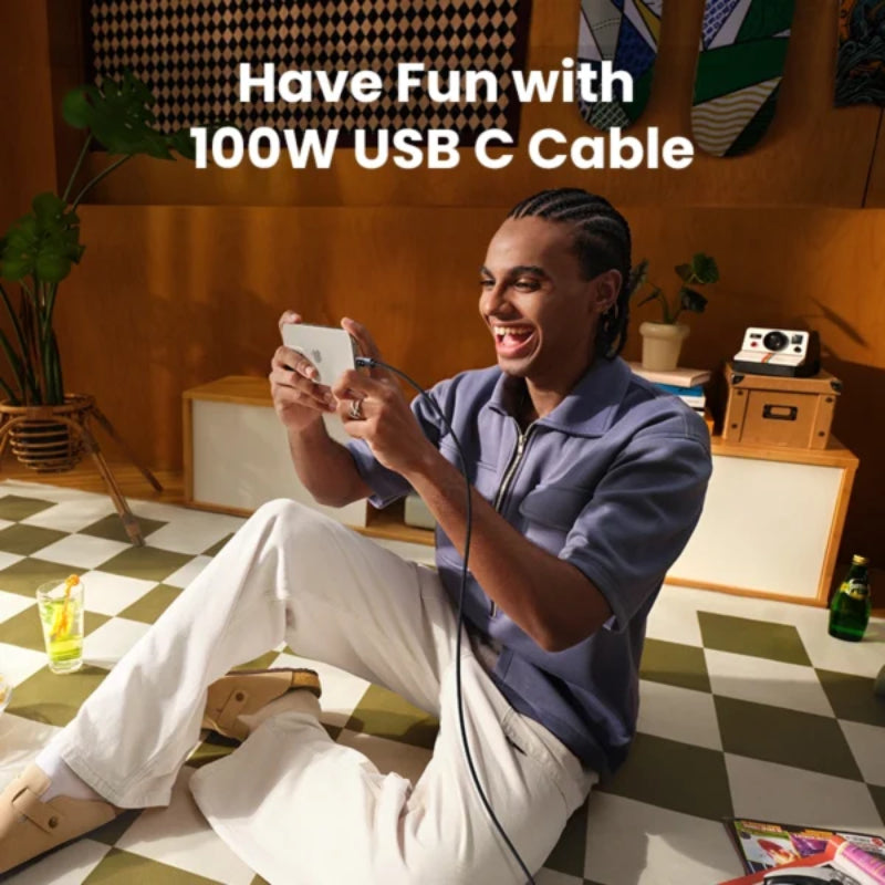 Ugreen Uno USB-C to USB-C PD Fast Charging Cable 3m (L509)