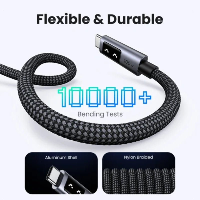 Ugreen Uno USB-C to USB-C PD Fast Charging Cable 3m (L509)