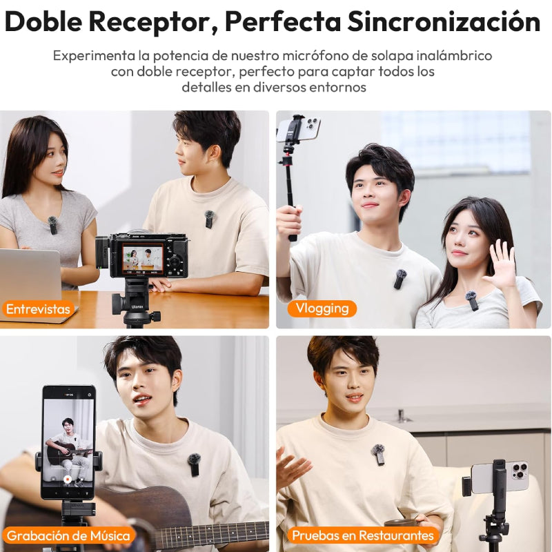 Ulanzi A100 Wireless Lavalier Microphone V2 (Type C)
