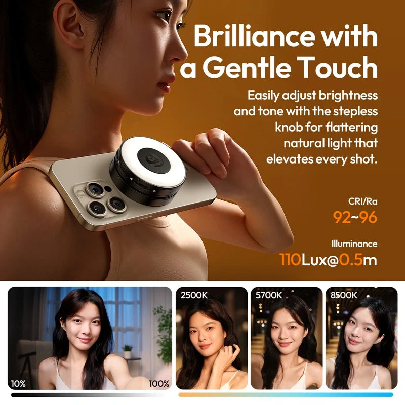 Ulanzi LM23 Mobile Phone Magnetic Fill Light 2nd Generation
