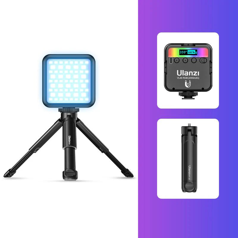 Ulanzi Mini Pocket 49 RGB Video LED Light