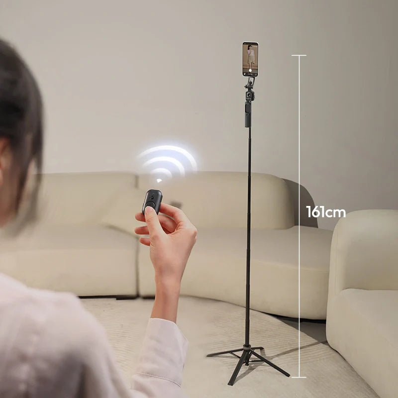 Ulanzi TT23 Auto-Tracking Selfie Stick Tripod(Phone Clamp Version)