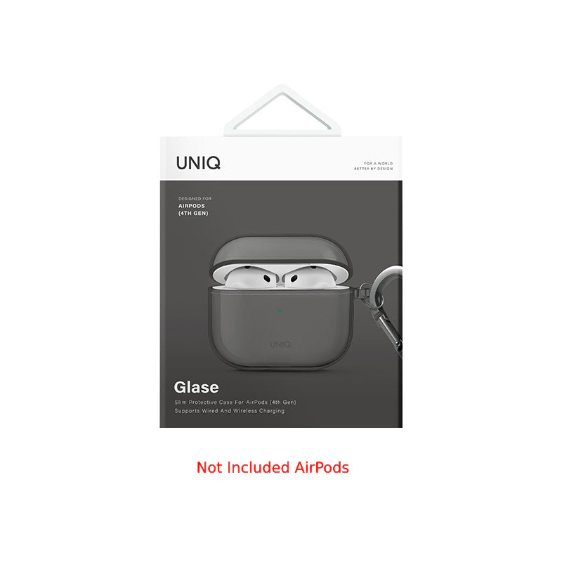 Uniq Glase Airpods Case for AirPods 4