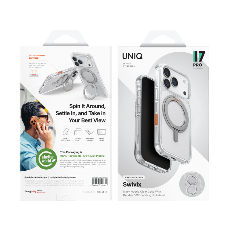 Uniq Hybrid Swivix Magsafe Case for iPhone 17 Series