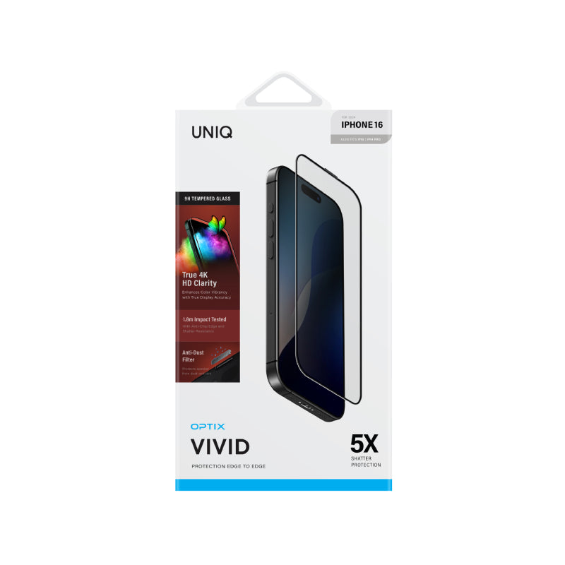 Uniq Optix Convex Screen Protector for iPhone 16 Series