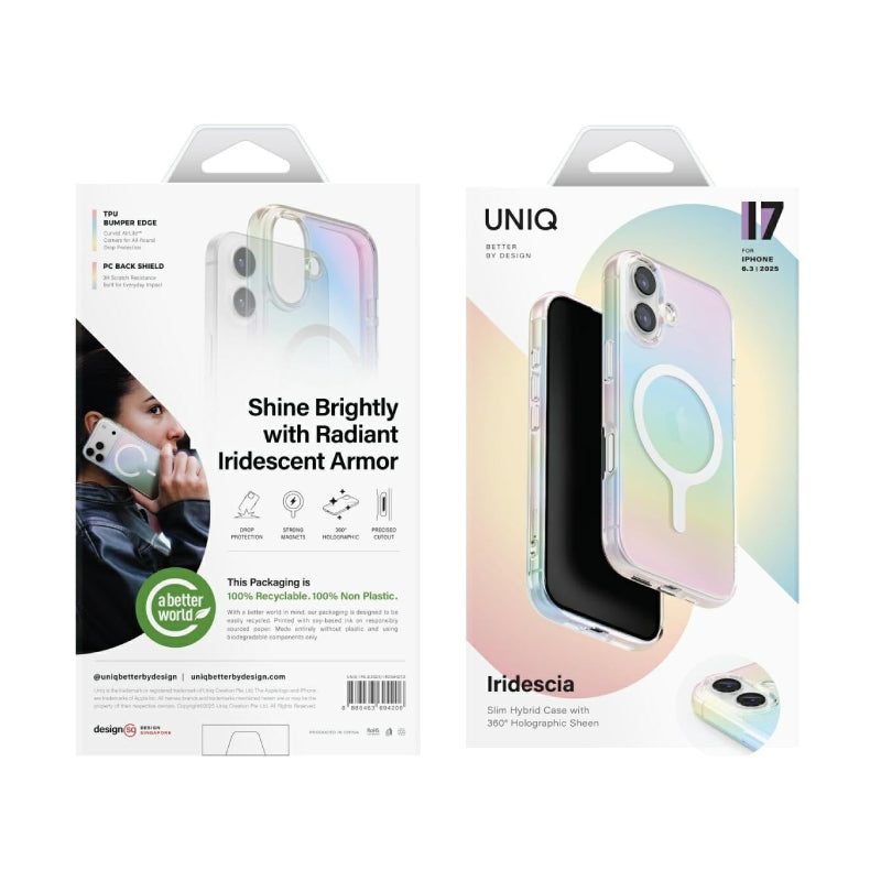 Uniq Hybrid  Iridescia Magsafe Case for iPhone 17 Series
