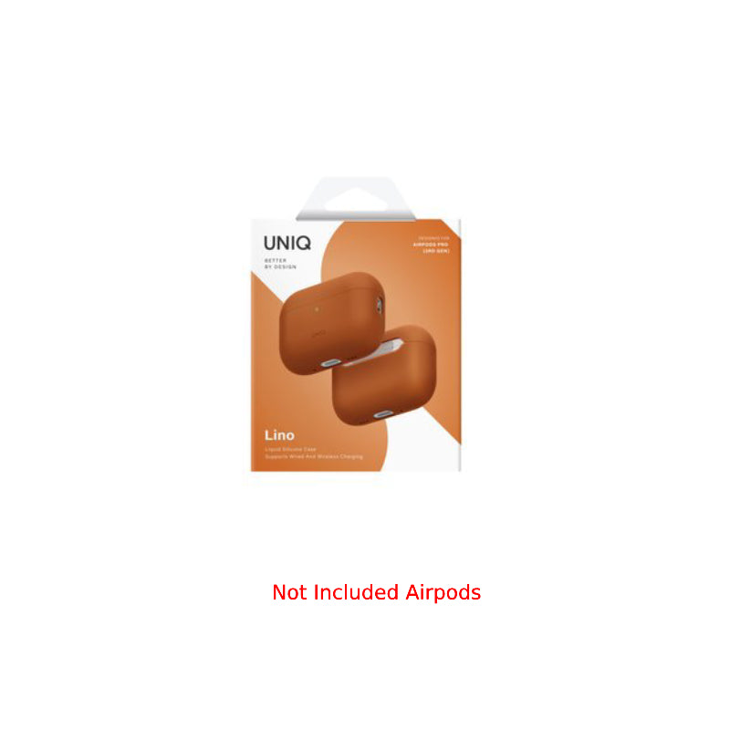 Uniq Lino Hybrid Liquid Silicone Airpods Case AirPods Pro 3