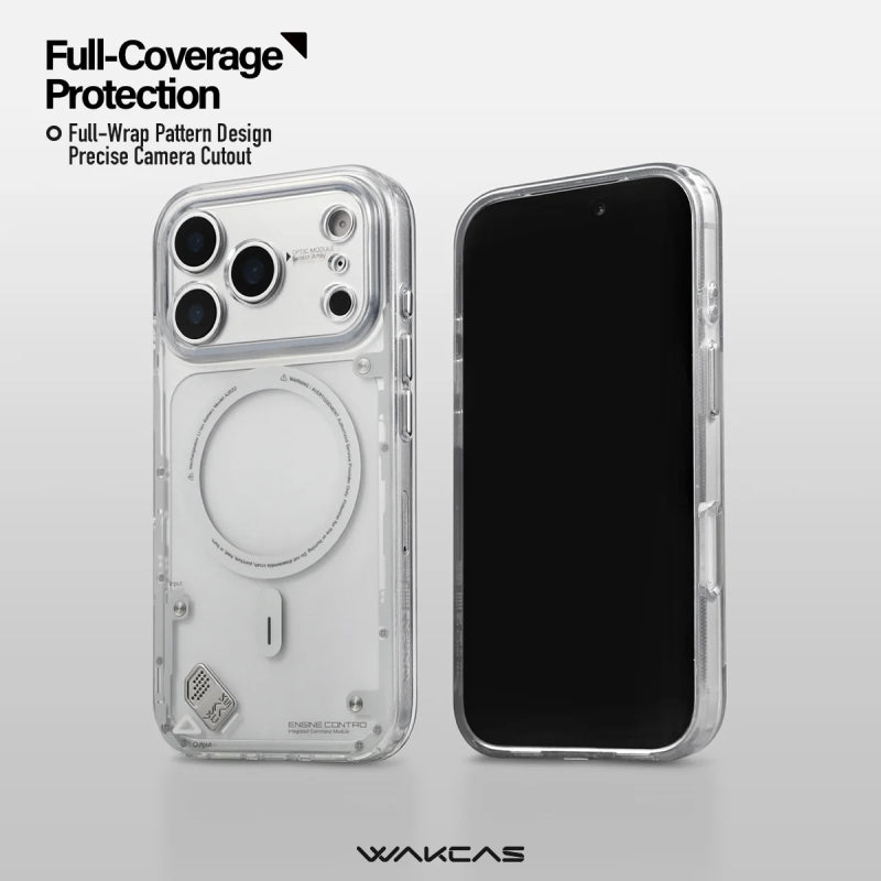 Wakcas Clear-Cut MagSafe Case for iPhone 18 Series
