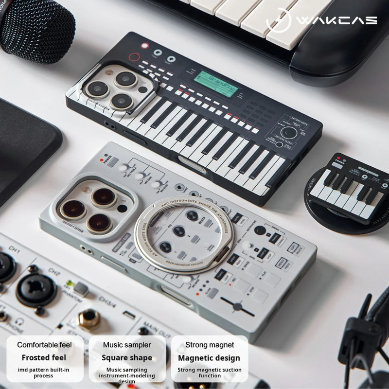 Wakcas Music Sampler Design Magsafe Case for iPhone 18 Series