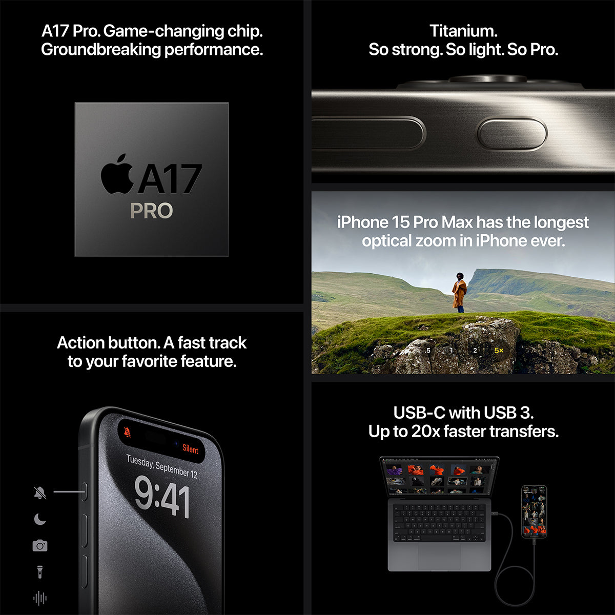 iPhone 15 Pro Max (eSim + Physical Sim)