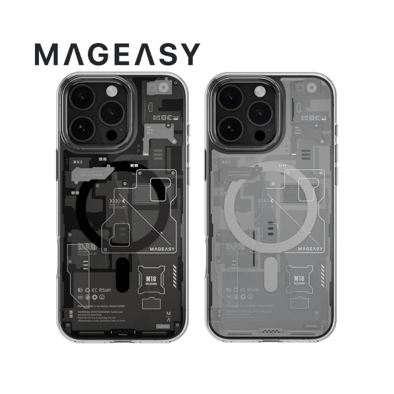 MagEasy X Ray M 3D Patterned Shockproof Case for iPhone 16 Series