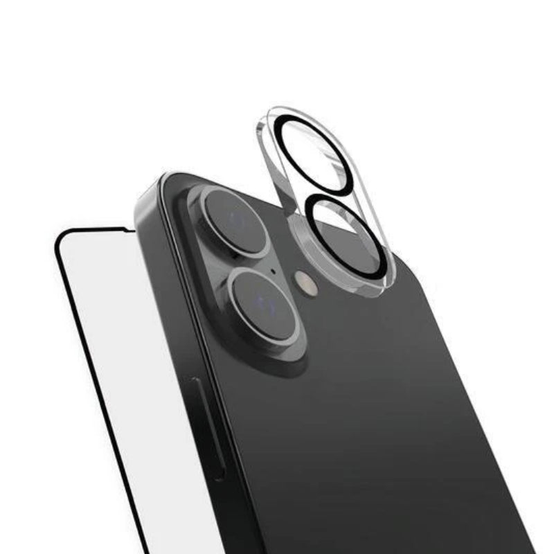 Raptic 2 in 1 Tempered Glass Bundle kit for iPhone 16 Series