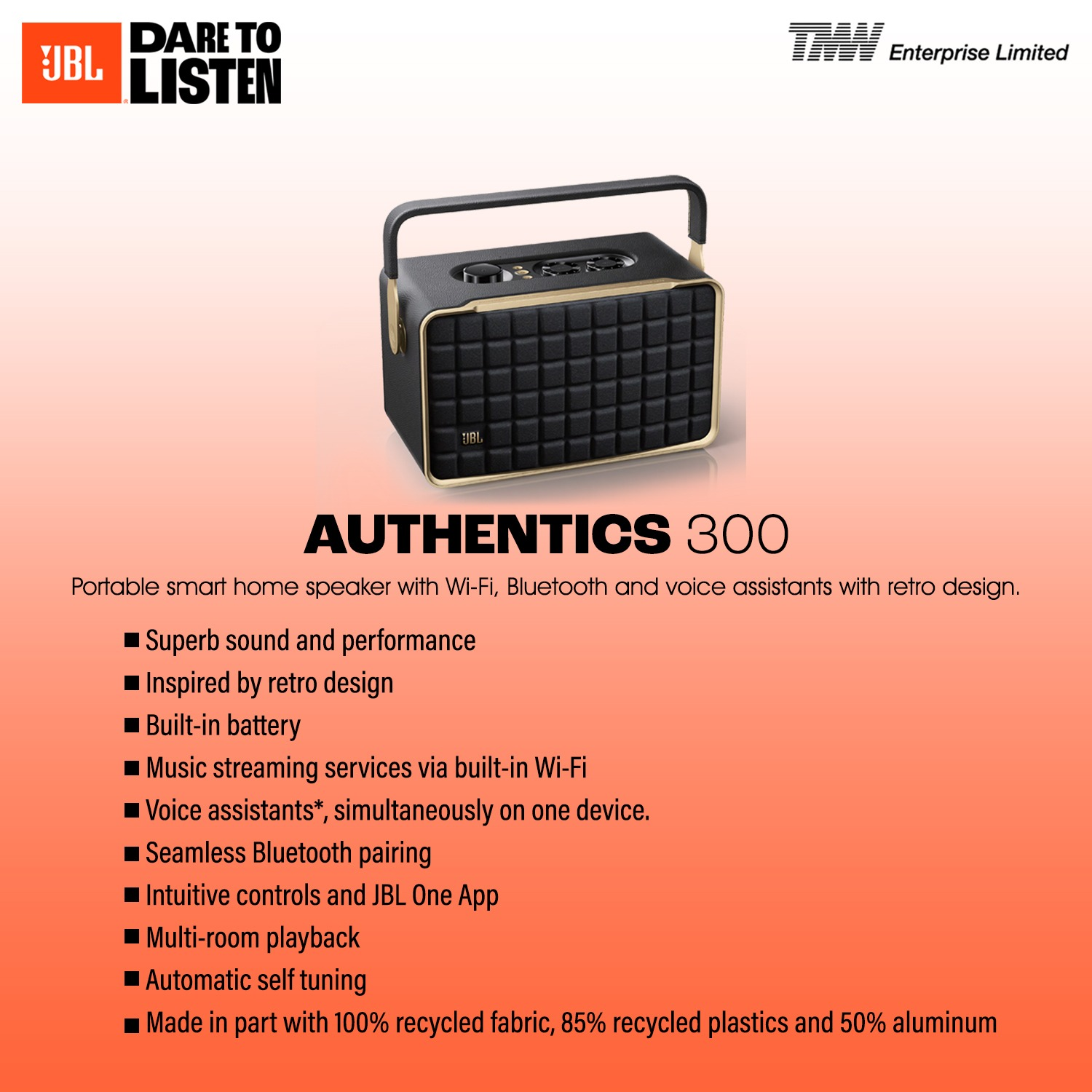 JBL Authentics 300 Speaker